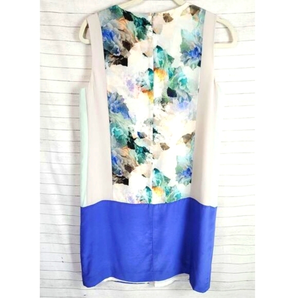 REBECCA TAYLOR ENCHANTED GARDEN 100% SILK DRESS, SZ 4 - Picture 6 of 9